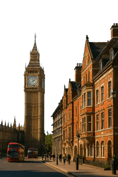 London landmark illustration